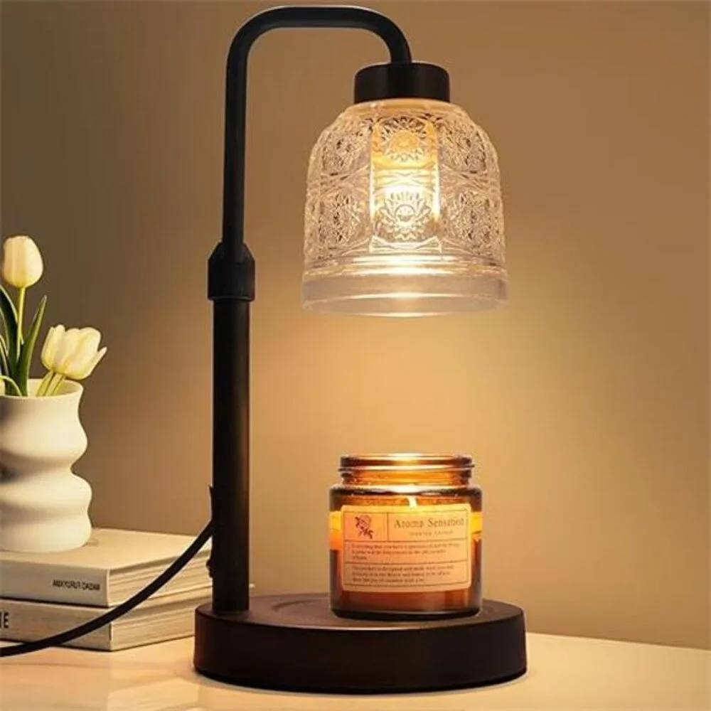Candle Warmer Lamp with Timer Dimmable, Adjustable Lamp Candle Warmer, Birthday